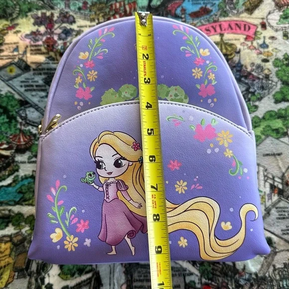 Loungefly Disney Tangled Chibi Rapunzel Mini Backpack Retired NWT 076 - Picture 10 of 14